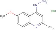 4-Hydrazino-6-methoxy-2-methylquinoline hydrochloride