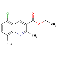 5-Chloro-2,8-dimethylquinoline-3-carboxylic acid ethyl ester