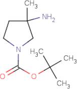 tert-Butyl 3-amino-3-methylpyrrolidine-1-carboxylate