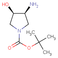 tert-Butyl (cis)-3-amino-4-hydroxypyrrolidine-1-carboxylate