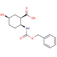 (1R*,2S*,5R*)-2-Benzyloxycarbonylamino-5-hydroxy-cyclohexanecarboxylic acid