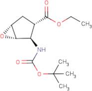 Ethyl (1S*,2R*,3S*,5R*)-2-(tert-butoxycarbonylamino)-6-oxa-bicyclo[3.1.0]hexane-3-carboxylate