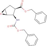 Benzyl (1R*,2R*,3R*,5S*)-2-(benzyloxycarbonylamino)-6-oxa-bicyclo[3.1.0]hexane-3-carboxylate