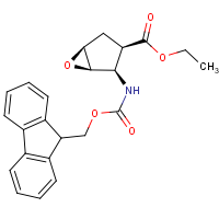 Ethyl (1R*,2R*,3R*,5S*)-2-(9-fluorenylmethoxycarbonylamino)-6-oxa-bicyclo[3.1.0]hexane-3-carboxyla…