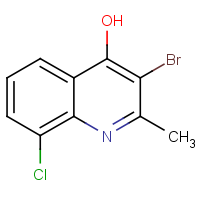 3-Bromo-8-chloro-4-hydroxy-2-methylquinoline