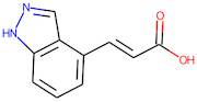 (2E)-3-(1H-Indazol-4-yl)acrylic acid