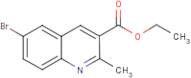 6-Bromo-2-methylquinoline-3-carboxylic acid ethyl ester