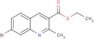 7-Bromo-2-methylquinoline-3-carboxylic acid ethyl ester