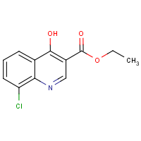 8-Chloro-4-hydroxyquinoline-3-carboxylic acid ethyl ester