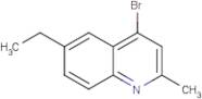 4-Bromo-6-ethyl-2-methylquinoline