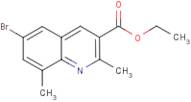 6-Bromo-2,8-dimethylquinoline-3-carboxylic acid ethyl ester