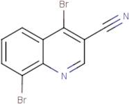 4,8-Dibromoquinoline-3-carbonitrile