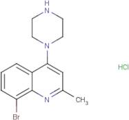8-Bromo-2-methyl-4-(piperazin-1-yl)quinoline Hydrochloride