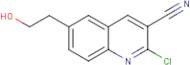 2-Chloro-6-(2-hydroxyethyl)quinoline-3-carbonitrile