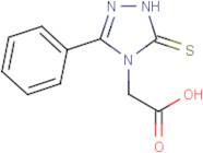 (3-Phenyl-5-thioxo-1,5-dihydro-[1,2,4]triazol-4-yl)-acetic acid