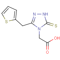 (3-Thiophen-2-ylmethyl-5-thioxo-1,5-dihydro-[1,2,4]triazol-4-yl)-acetic acid