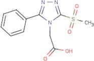 2-(5-Methanesulfonyl-3-phenyl-[1,2,4]triazol-4-yl)-acetic acid