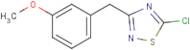 5-Chloro-3-[(3-methoxyphenyl)methyl]-1,2,4-thiadiazole