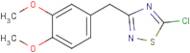 5-Chloro-3-[(3,4-dimethoxyphenyl)methyl]-1,2,4-thiadiazole