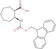 cis-2-(9-Fluorenylmethoxycarbonylamino)cycloheptanecarboxylic acid