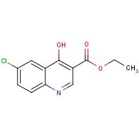 6-Chloro-4-hydroxyquinoline-3-carboxylic acid ethyl ester