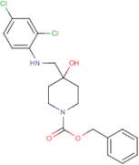 Benzyl 4-{[(2,4-dichlorophenyl)amino]methyl}-4-hydroxypiperidine-1-carboxylate