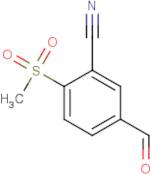 5-Formyl-2-methanesulfonylbenzonitrile