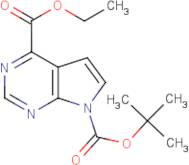 7-tert-Butyl 4-ethyl 7H-pyrrolo[2,3-d]pyrimidine-4,7-dicarboxylate