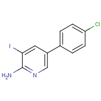 5-(4-Chlorophenyl)-3-iodopyridin-2-amine