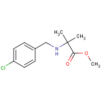 Methyl 2-{[(4-chlorophenyl)methyl]amino}-2-methylpropanoate