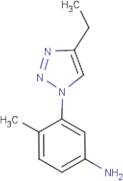 3-(4-Ethyl-1H-1,2,3-triazol-1-yl)-4-methylaniline