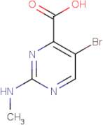 5-Bromo-2-(methylamino)pyrimidine-4-carboxylic acid