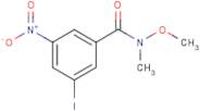 3-Iodo-N-methoxy-N-methyl-5-nitrobenzamide