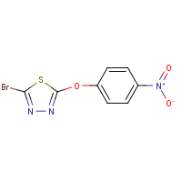 2-Bromo-5-(4-nitrophenoxy)-1,3,4-thiadiazole