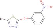 2-Bromo-5-(3-nitrophenoxy)-1,3,4-thiadiazole