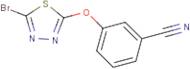 3-[(5-Bromo-1,3,4-thiadiazol-2-yl)oxy]benzonitrile