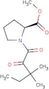 Methyl (2S)-1-(3,3-dimethyl-2-oxopentanoyl)pyrrolidine-2-carboxylate