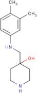 4-{[(3,4-Dimethylphenyl)amino]methyl}piperidin-4-ol