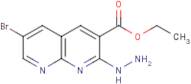 Ethyl 6-bromo-2-hydrazinyl-1,8-naphthyridine-3-carboxylate