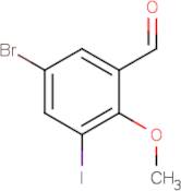 5-Bromo-3-iodo-2-methoxybenzaldehyde