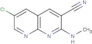 6-Chloro-2-(methylamino)-1,8-naphthyridine-3-carbonitrile