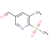 6-Methanesulfonyl-5-methylpyridine-3-carbaldehyde