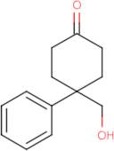 4-(Hydroxymethyl)-4-phenylcyclohexan-1-one