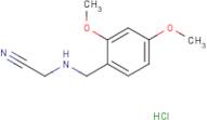 2-{[(2,4-Dimethoxyphenyl)methyl]amino}acetonitrile hydrochloride