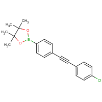 2-{4-[2-(4-Chlorophenyl)ethynyl]phenyl}-4,4,5,5-tetramethyl-1,3,2-dioxaborolane