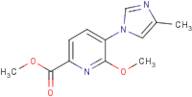 Methyl 6-methoxy-5-(4-methyl-1H-imidazol-1-yl)pyridine-2-carboxylate