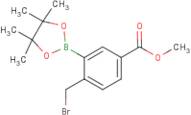 Methyl 4-(bromomethyl)-3-(tetramethyl-1,3,2-dioxaborolan-2-yl)benzoate