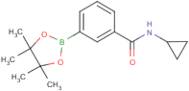 N-cyclopropyl-3-(4,4,5,5-tetramethyl-1,3,2-dioxaborolan-2-yl)benzamide