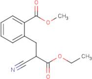 Methyl 2-(2-cyano-3-ethoxy-3-oxopropyl)benzoate