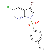 3-Bromo-5-chloro-1-(toluene-4-sulphonyl)-7-azaindole